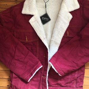 Sherpa Lined Trucker Jacket
